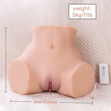 Lade das Bild in den Galerie-Viewer, Lorna: US Stock Big Booty Fat Ass Vibrating Sucking 11LB Premium Torso Sex Doll for Men with Tight Anal Vagina Holes