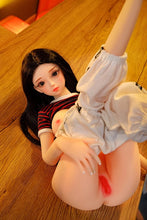 Load image into Gallery viewer, Mio(60cm/2ft): US Stock Cute Girl Love Doll Small Size Black Hair
