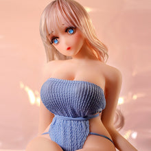 Lade das Bild in den Galerie-Viewer, Eve(80cm/2ft6): US Stock Cute Girl Anime Sex Doll Large Breast Mini Sex Doll