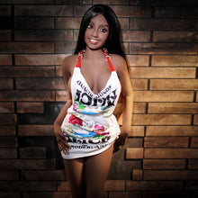Lade das Bild in den Galerie-Viewer, Beyonce(158cm/5ft2): US Stock 2023 New Black Sex Doll Small Breasts Sexy Smiling Girl