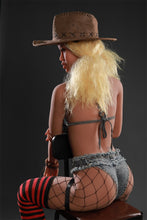 Carica l'immagine nel visualizzatore di Gallery, Margot(158cm/5ft2): US Stock Cow Girl Doggy Style Real Sex Doll Black With Pussy Anal Oral 3 Openings