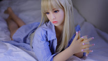 Lade das Bild in den Galerie-Viewer, Debbi(135cm/4ft4): EU Stock DOLL-FOREVER Big Breast EVO Blonde Girl Sex Doll Photograph