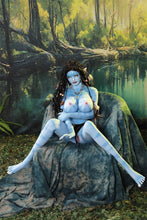 Carica l'immagine nel visualizzatore di Gallery, Phylicia(165cm/5ft4): Avatar Large Breasts Elf Sex Doll Big Butt Girl Doll Blue