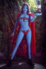 Load image into Gallery viewer, Valentina(158cm/5ft2): EU Stock Elf Sex Doll Normal Breasts Blue Sex Doll Young Woman