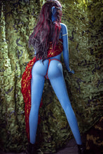 Load image into Gallery viewer, Valentina(158cm/5ft2): EU Stock Elf Sex Doll Normal Breasts Blue Sex Doll Young Woman