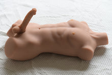 Lade das Bild in den Galerie-Viewer, John: 80cm European Head Half Body Doll Torso Male Sex Large Dick for Women