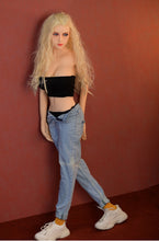 Load image into Gallery viewer, Abri(150cm/4ft9): Young Girl Blonde Hair Flesh Skin Sexy Adult Toy for Men