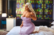 Carica l'immagine nel visualizzatore di Gallery, Julia(156cm/5ft1): US Stock Blonde Curly Hair BBW Sex Doll European Hot Girl