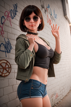 Lade das Bild in den Galerie-Viewer, Mari(151cm/4ft9): Curvy Sex Doll Doggy Style Girl Big Breasts Large Buttocks Real Vaginal Oral Anal Sex Openings
