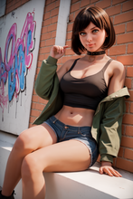 Lade das Bild in den Galerie-Viewer, Mari(151cm/4ft9): Curvy Sex Doll Doggy Style Girl Big Breasts Large Buttocks Real Vaginal Oral Anal Sex Openings
