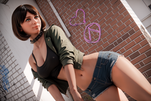 Lade das Bild in den Galerie-Viewer, Mari(151cm/4ft9): Curvy Sex Doll Doggy Style Girl Big Breasts Large Buttocks Real Vaginal Oral Anal Sex Openings
