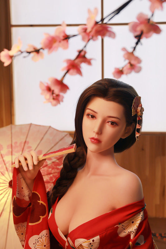 Tracie(170cm/5ft6): US Stock Asian TPE Sex Doll Female Silicone Head Small Breast