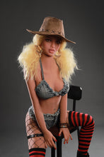 Carica l&#39;immagine nel visualizzatore di Gallery, Margot(158cm/5ft2): US Stock Cow Girl Doggy Style Real Sex Doll Black With Pussy Anal Oral 3 Openings
