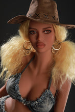 Carica l&#39;immagine nel visualizzatore di Gallery, Margot(158cm/5ft2): US Stock Cow Girl Doggy Style Real Sex Doll Black With Pussy Anal Oral 3 Openings

