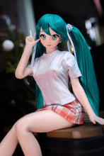 Load image into Gallery viewer, Miku(60cm/23.5in): Japanese Silicone Sex Doll Head Vinly Kawaii Girl Mini Doll Sex
