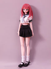 Carica l&#39;immagine nel visualizzatore di Gallery, Zapata(60cm/23.5in): Silicone Sex Doll Red Hair Cosplay Masturbating Pleasure for Men Anime Girl Doll
