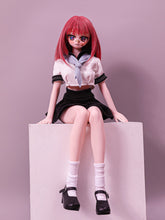 Carica l&#39;immagine nel visualizzatore di Gallery, Zapata(60cm/23.5in): Silicone Sex Doll Red Hair Cosplay Masturbating Pleasure for Men Anime Girl Doll
