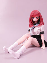 Carica l&#39;immagine nel visualizzatore di Gallery, Zapata(60cm/23.5in): Silicone Sex Doll Red Hair Cosplay Masturbating Pleasure for Men Anime Girl Doll
