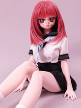 Carica l&#39;immagine nel visualizzatore di Gallery, Zapata(60cm/23.5in): Silicone Sex Doll Red Hair Cosplay Masturbating Pleasure for Men Anime Girl Doll
