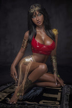 Charger l&#39;image dans la galerie, Laila(148cm/4ft8): US Stock Jelly Breasts Cocoa Sex Doll Big Boobs
