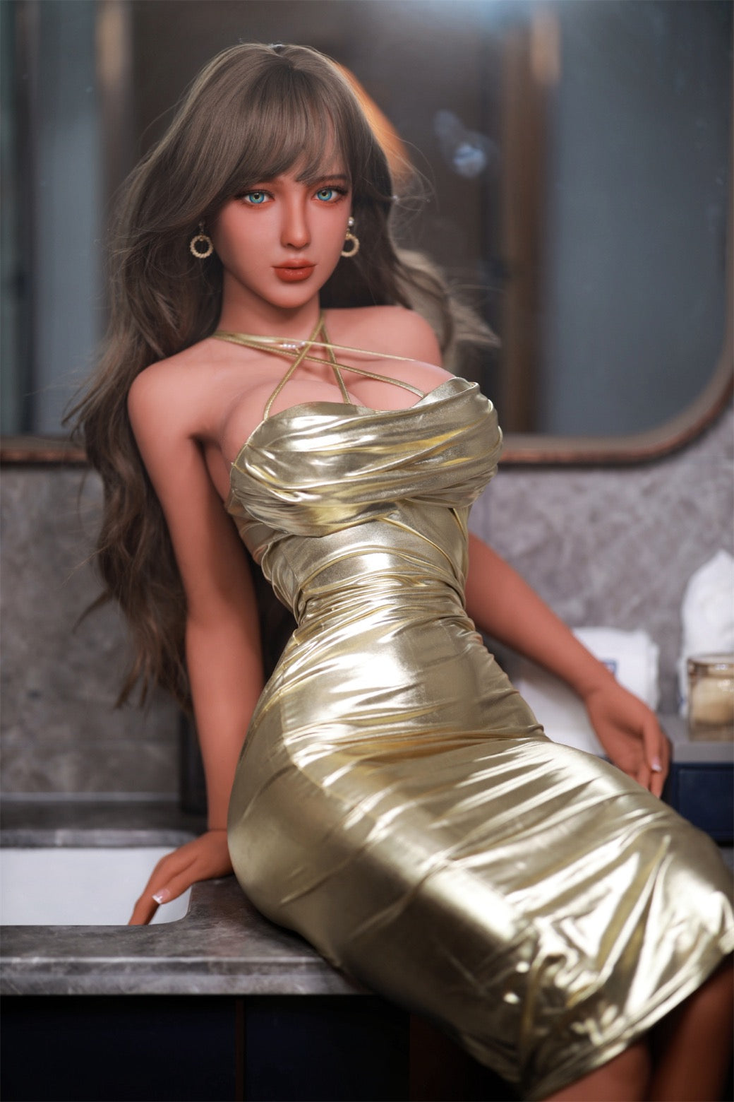 Ricarda(162cm/5ft3): EU Stock Young Sex Doll Full Size Gel Breast Erotic Sex Toys for Men Masturbating