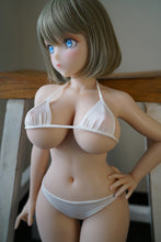 Load image into Gallery viewer, Shiori(80cm/2ft6): US Stock Anime Sex Doll F-Cup Big Boobs Dark Tan Skin Adorable

