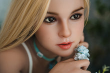 Load image into Gallery viewer, Stephanie(148cm/4ft8): US Stock Blonde Sex Doll Busty Love Doll Gel Breasts Silicone Head
