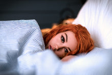 Charger l&#39;image dans la galerie, Eileen(157cm/5ft2): US Stock Thin Sex Doll Lightweight with 3 Holes Realistic Red Hair Sexy Baby Cheap
