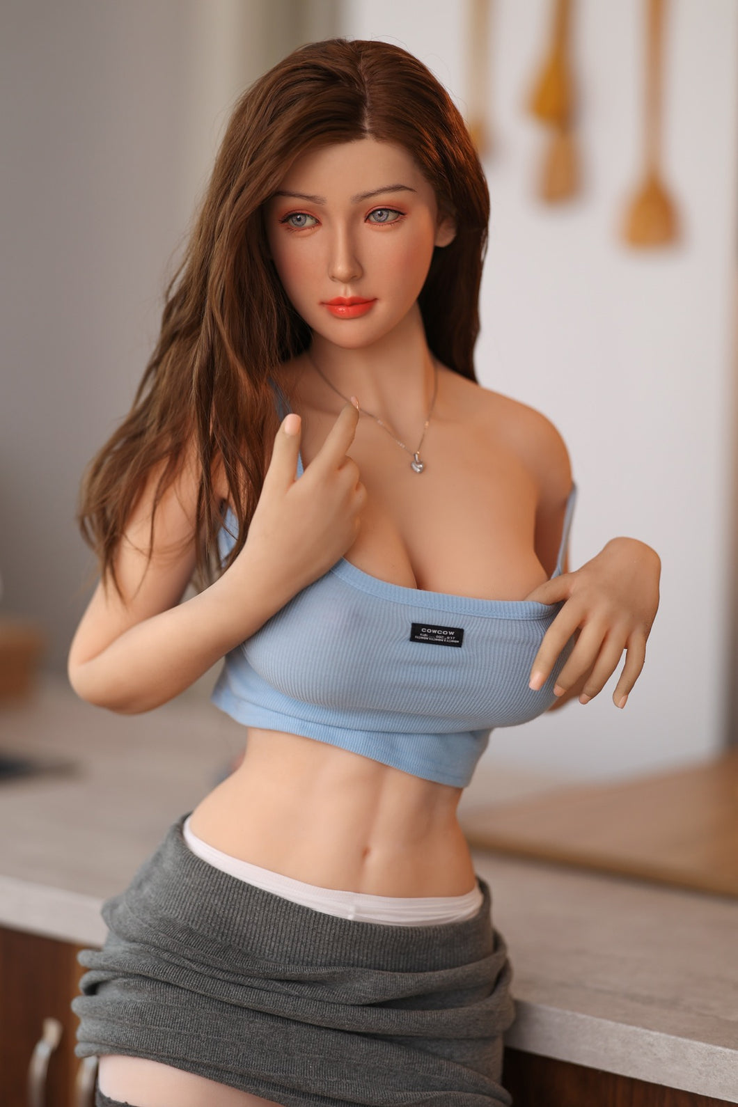 Leticia(160cm/5ft2): New TPE Sex Doll Silicone Head Big Boobs Sex Ass Adult Toy