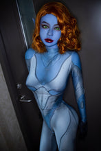 Carica l&#39;immagine nel visualizzatore di Gallery, Francone(165cm/5ft4): Elf Sex Doll Blue Small Breast Alien Doll Love
