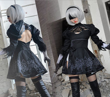 Charger l&#39;image dans la galerie, Free Shipping NieR Automata Heroine Anime Cosplay Dress Standard Outfit
