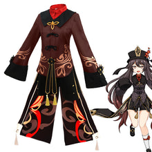 Load image into Gallery viewer, Free Shipping Genshin Impact Hu Tao Anime Cosplay Overcoat Standard Outfit
