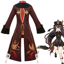 Load image into Gallery viewer, Free Shipping Genshin Impact Hu Tao Anime Cosplay Overcoat Standard Outfit
