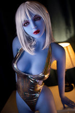 Load image into Gallery viewer, Marlette(158cm/5ft2): Elf Sex Doll Blue Small Breast Girl Secret Sex

