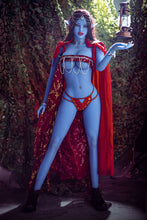 Load image into Gallery viewer, Valentina(158cm/5ft2): US Stock Elf Sex Doll Normal Breasts Blue Sex Doll Young Woman
