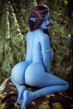 Load image into Gallery viewer, Valentina(158cm/5ft2): US Stock Elf Sex Doll Normal Breasts Blue Sex Doll Young Woman
