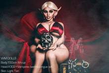 Lade das Bild in den Galerie-Viewer, Anastasia(150cm/4ft9): 2020 BBW Sex Doll Head with Elf Ear Vampire Erotic Toy
