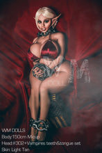 Lade das Bild in den Galerie-Viewer, Anastasia(150cm/4ft9): 2020 BBW Sex Doll Head with Elf Ear Vampire Erotic Toy
